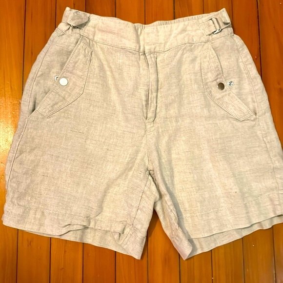 Athleta Voyager 7 inch Linen Shorts - Picture 4 of 7